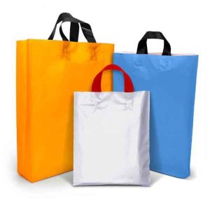 ساک دستی نایلونی دسته زنبیلی 6 بگ پلاستیکی